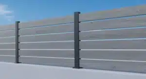 Horizon aluminio madera gris