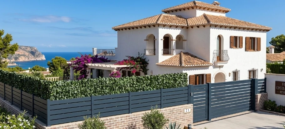 Vallas abiertas de jardín